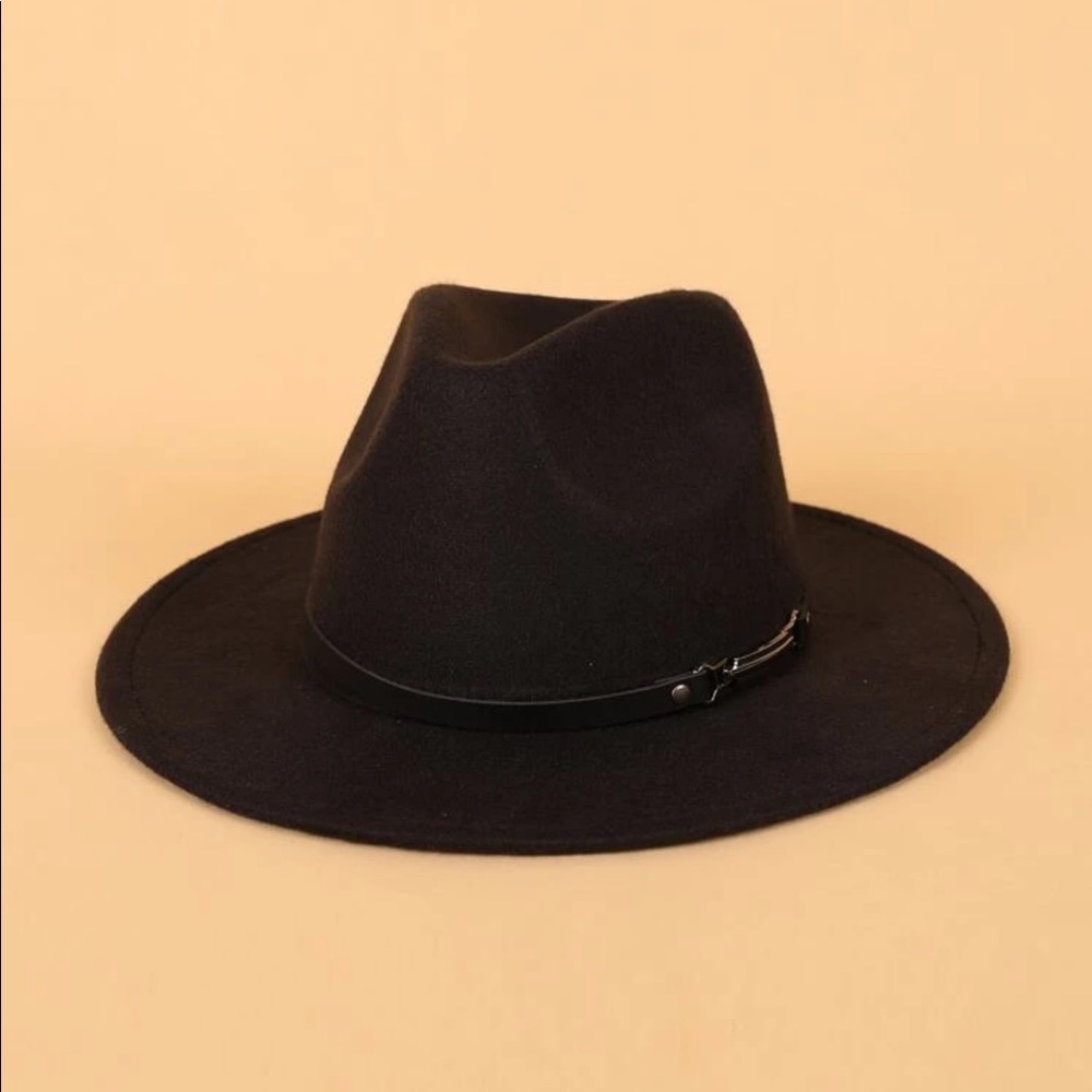 Black Fedora Hat - one size fits all! NEW